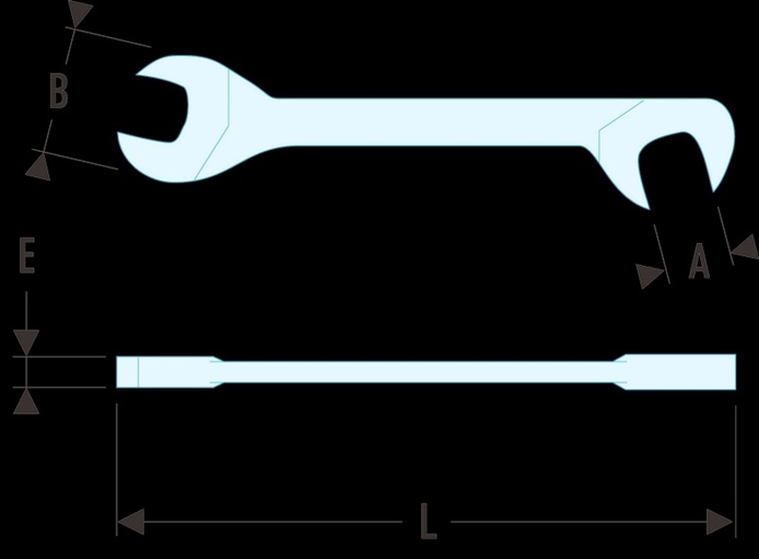 Facom 34.5 Maulschluessel ''Mikromechanik'' 5 mm