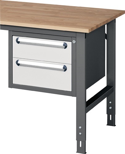 RAU E-US-2-2A-51356.991 Unterbauschrank  H395xB490xT600mm anthrazitgrau / lichtg