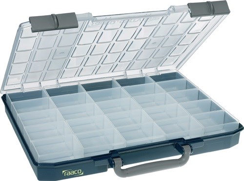 RAACO 136297 Sortimentskasten Carry Lite B415xT330xH57mm 25/1 Fächer