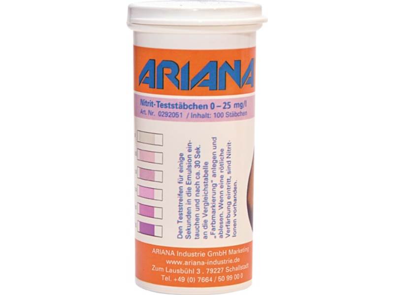 ARIANA 292051 Messstäbchen TRGS 611 Nitrit-Gehalt 0-25 mg/l 100 St.