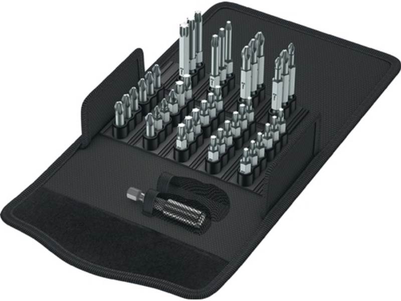 WERA 5057450001 Bitsortiment Bit-Safe 43 Universal 1 43-teilig PH/PZD/TX