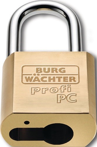 BURG-WÄCHTER 1240 Zylindervorhangschloss 116 Profi PC 50 Schlosskörperbreite 51,