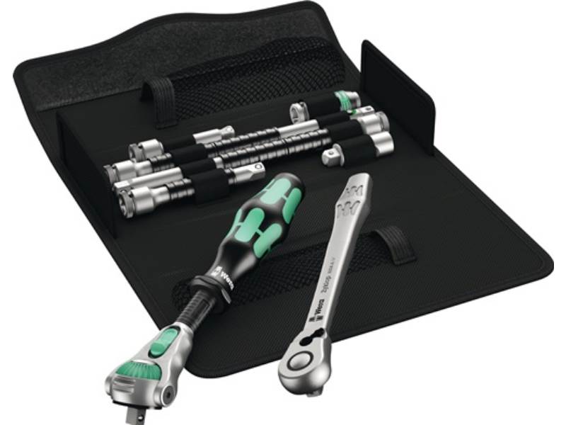 WERA 05135949001 Knarren-Satz KK Zyklop MS1 8-teilig  Klapptasche