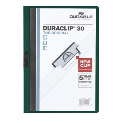 DURABLE Klemmmappe DURACLIP 30 220032 DIN A4 Polyethylen petrol