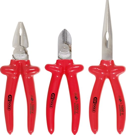 KS Tools 117.1710 1000V Zangen-Satz, 3-tlg.