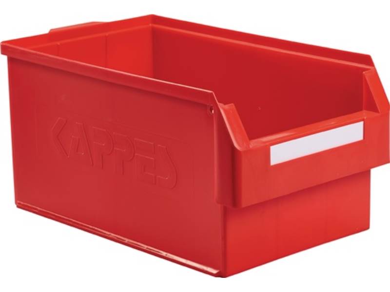 RASTERPLAN 6001.00.0151 Sichtlagerkasten  L500xB300xH250mm PE rot