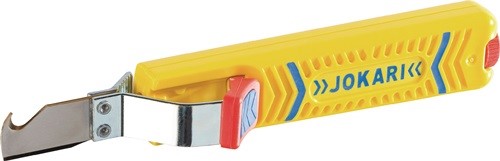JOKARI 10280 Abisoliermesser Secura No. 28H Gesamtlänge 170 mm mit Hakenklinge