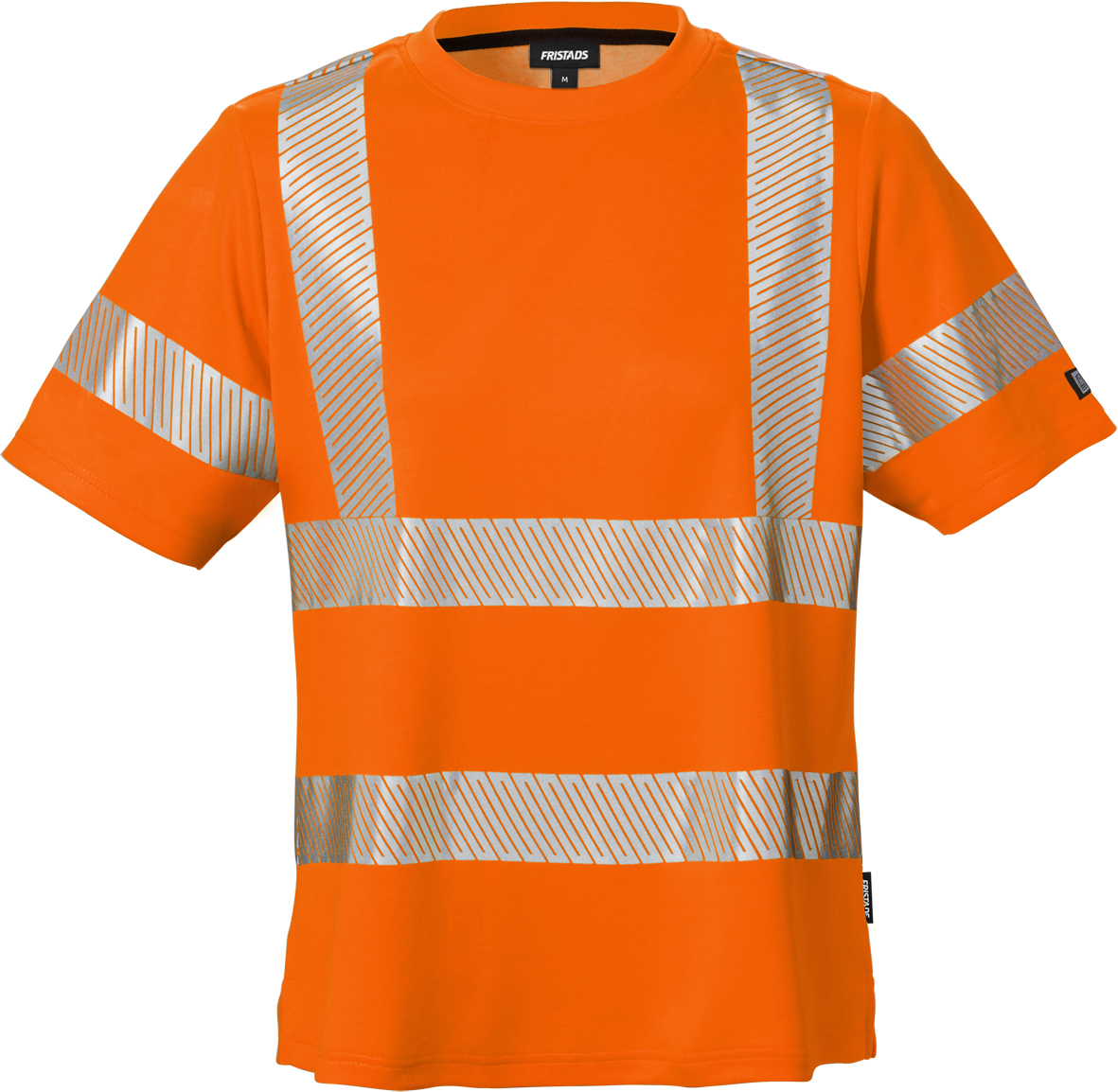 Fristads 129515-230-XS High Vis Damen-T-Shirt, Kl. 2 7458 THV Dynamic Rundhalsau