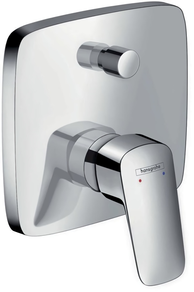 HANSGROHE 71405000 Fertigmontageset LOGIS chrom Chrom Einhebel-Wannenmischer