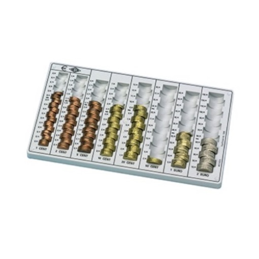 WEDO 16010837 WEDO® Geldzählbrett ECO II 32,8 x 3,1 x 17,8 cm (B x H x T) EUR 1  Mit Gummifüßen für festen Stand. Die seitlichen Griffmulden ermöglichen einen einfachen Transport bzw. ein einfaches Aufnehmen des Einsatzes.