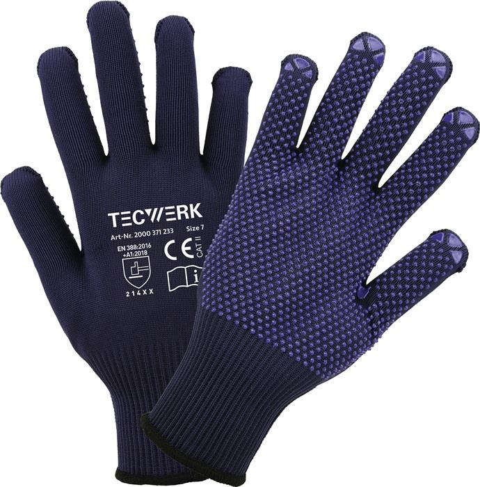 TECWERK 2000371236 Handschuhe Isar Gr.10 blau EN 388 PSA II TECWERK 2000371236