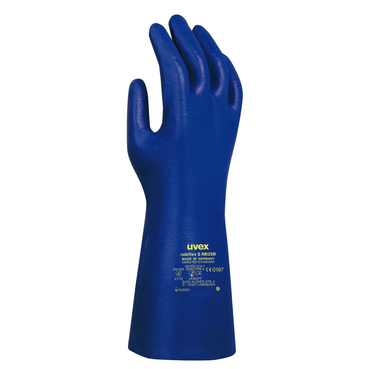 Uvex 6022408 Schutzhandschuhe rubiflex S NB35B 60224 Größe 8
