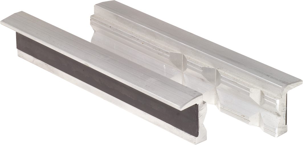 KS Tools 914.0085 Aluminium-Schraubstock-Schonbacken mit Trapeznutzen, 100mm