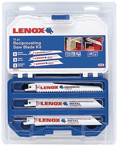 LENOX 1073415RKG Säbelsägeblatt-Set 1073415RKG für Holz und Metall 15-teilig