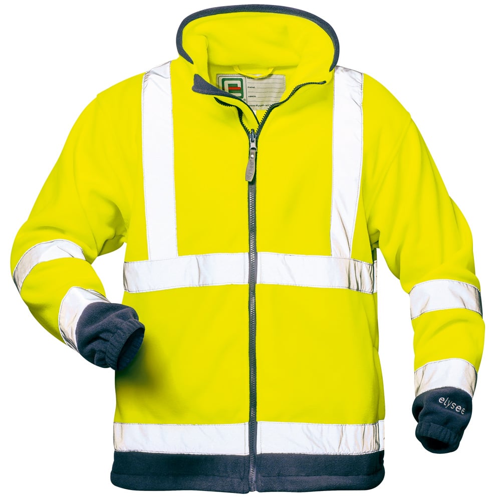 Gr .3XL (66/68) *VALENTIN* WARNSCHUTZFLEECEJACKE gelb *VALENTIN* HIGH VIS FLEECE