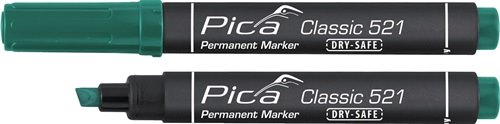 PICA 521/36 Permanentmarker Classic grün Strichbreite 2 - 6 mm Keilspitze