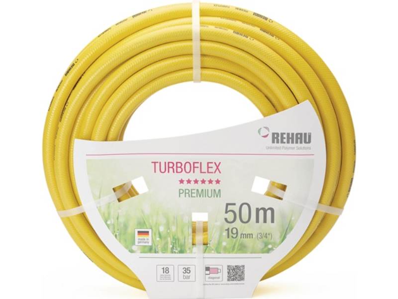 REHAU 10092431050 Wasserschlauch Quattroflex Länge 50 m Innen-Ø 19 mm Außen-Ø 25