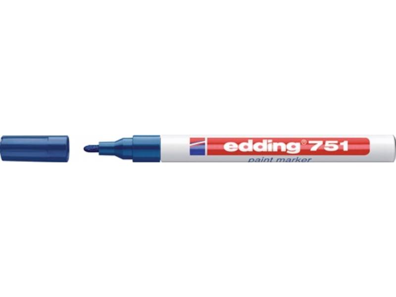 EDDING 4-751003 Lackmarker 751 blau Strichbreite 1-2 mm Rundspitze