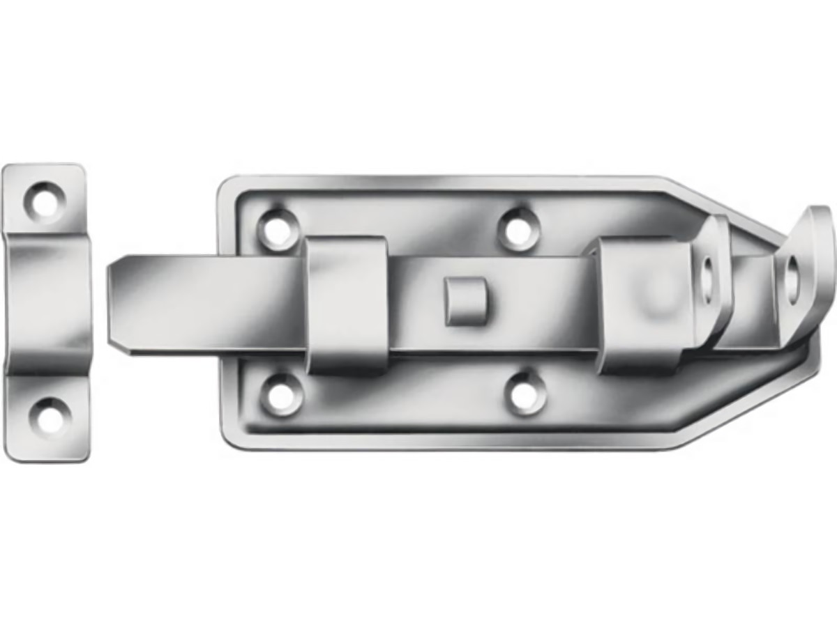 VORMANN 000106120Z Türschlossriegel  Länge 120 mm Breite 56 mm Stahl blau verzin