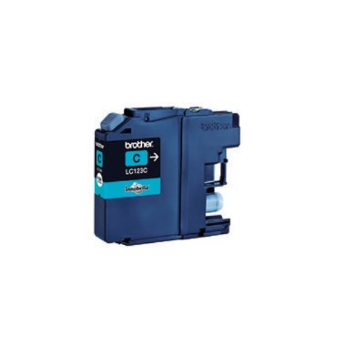 Brother Tintenpatrone LC123C 600Seiten cyan