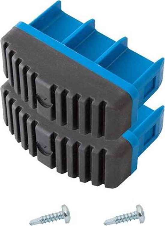 KRAUSE 211019 STABILO Fussstopfen (Paar) 77x25 mm Blau