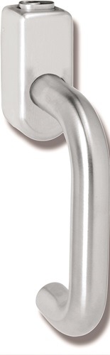 HEWI 111XAFGA.1 Fenstergriff 111XAFGA.1 Edelstahl 35 mm matt abschließbar