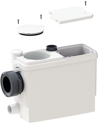 SFA 0017UP WC-Kleinhebeanlage SaniPack Pro UP weiß weiß