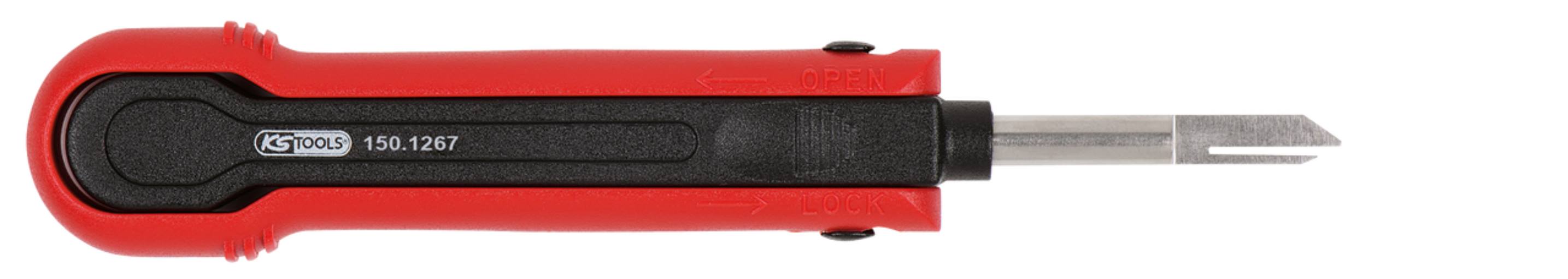 KS Tools 150.1267 Kabel-Entriegelungswerkzeug für Flachsteckhülsen 6,3mm