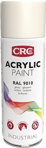CRC 31064-AA Farbschutzlackspray ACRYL reinweiss glänzend RAL 9010 400 ml