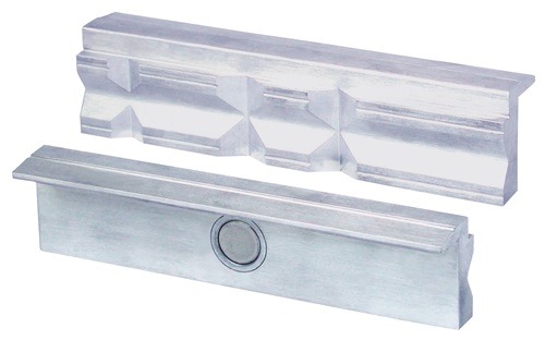 HEUER 109100 Schraubstockschutzbacke Typ P f.Backen-B.100mm Prismen Alu.1Paar/VE