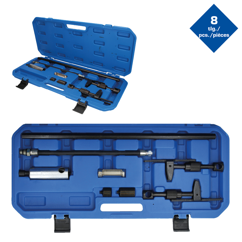 Brilliant Tools  BT541070 Druckluft-Ventilfeder-Montagewerkzeug-Satz, 8-tlg.