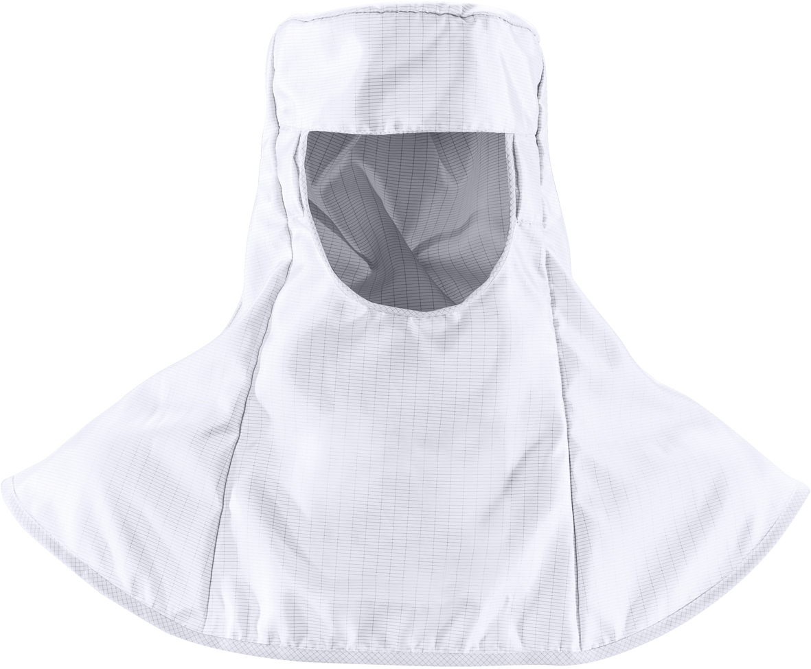 FRISTADS 131230-900-ONESIZE Cleanroom hood  9206 XR50 Weiß Gr. ONESIZE