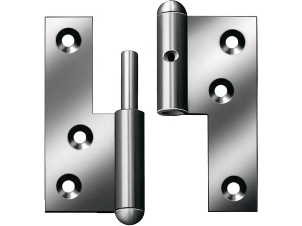 VORMANN 000861081Z Türaufschraubband  Stahl rechts 80x72 mm DIN rechts blau verz