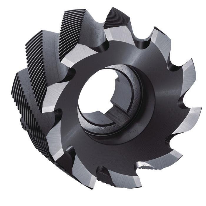 TECWERK 2000866668 Walzenstirnfräser DIN 1880 Typ HR D.40mm HSS-Co5 TiCN Z.7 TEC
