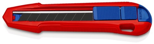 KNIPEX 90 10 165 BK Cuttermesser CutiX® Klingenbreite 18 mm Länge 165 mm Magnesi