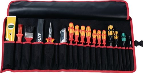PARAT 5990829991 Werkzeugrolltasche  20 Fächer B740xH330mm Nylon schwarz/rot