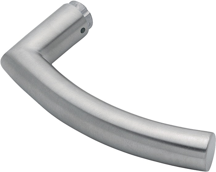 HOPPE 2901515 Türdrückerlochteil Trondheim E1430Z Edelstahl matt Vierkant 8 mm D
