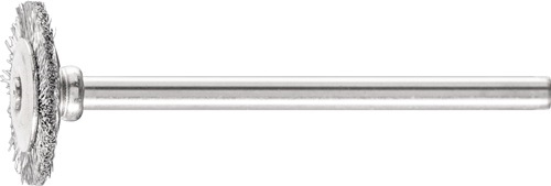 PFERD TOOLS 43100351 Minirundbürste RBU 1602/3 ST 0,10 D16xB2xL3mm Stahl