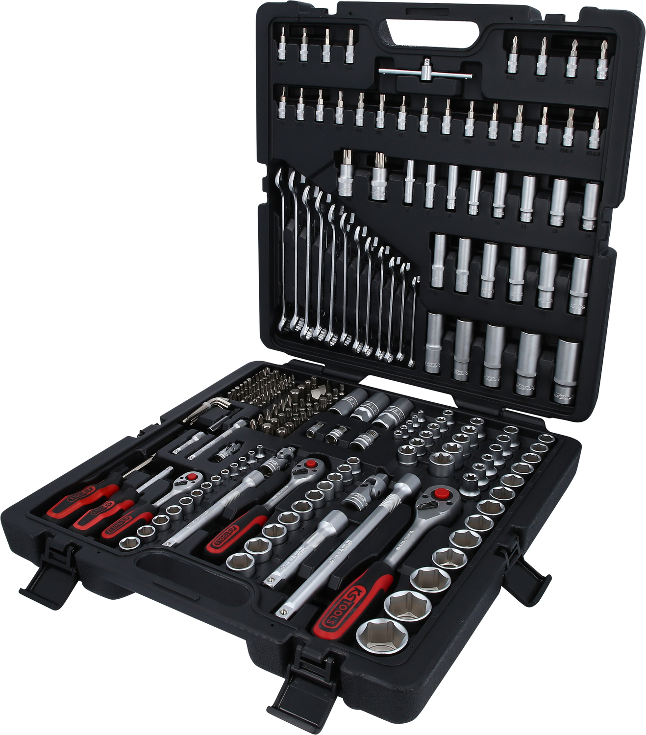 KS Tools 917.0216 1/4''+3/8''+1/2'' Steckschlüssel-Satz, 216-tlg.
