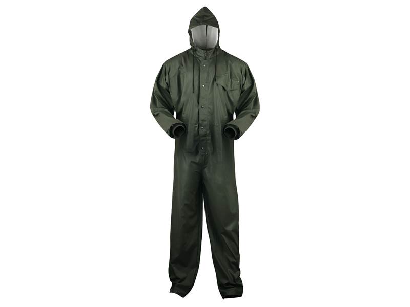 Gr .M (50/52) *HORUMERSIEL* PU-STRETCH-OVERALL OLIV oliv *HORUMERSIEL* PU boiler