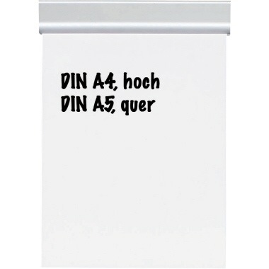 MAUL Papierklemmschiene 6246408 DIN A4 Aluminium matt silber
