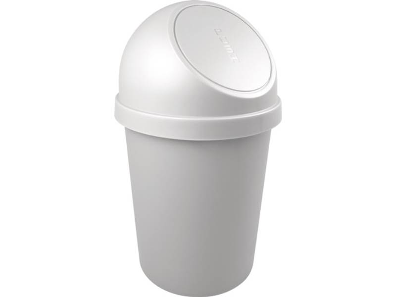 HELIT H2401382 Abfallbehälter  H700xØ403mm 45 l lichtgrau