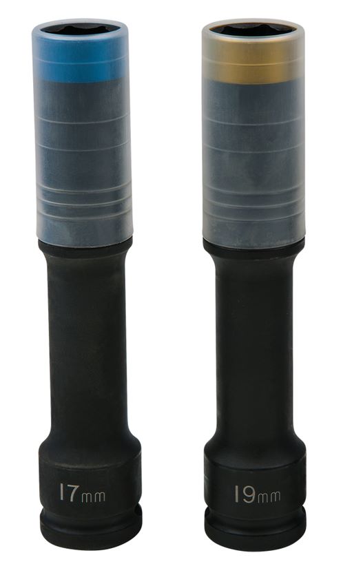 KS Tools 515.0621 SlimPOWER Impact-Stecknuss-Satz,extra lang,1/2'',2-tlg.