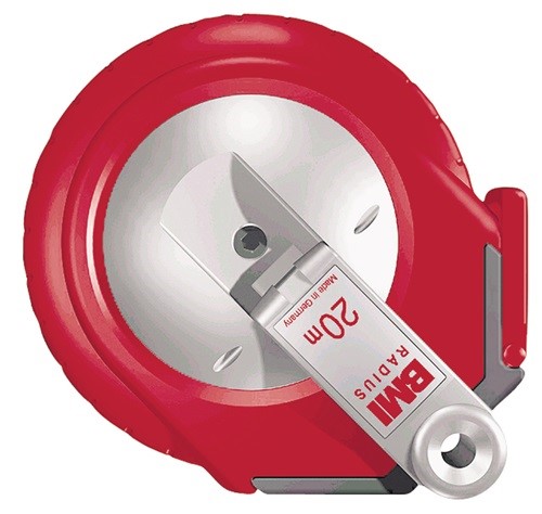 BMI 52023   1030A Kapselbandmaß RADIUS Länge 30 m Bandbreite 13 mm A cm EG II Ku