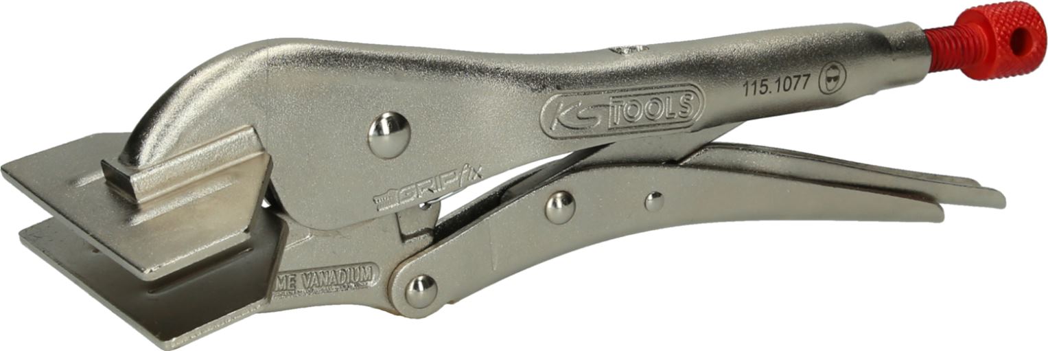 KS Tools 115.1077 Breitmaul-Flachbacken-Gripzange, 250mm