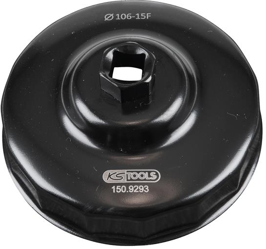 KS Tools 150.9293 1/2 LKW Ölfilterschlüssel, 106-15