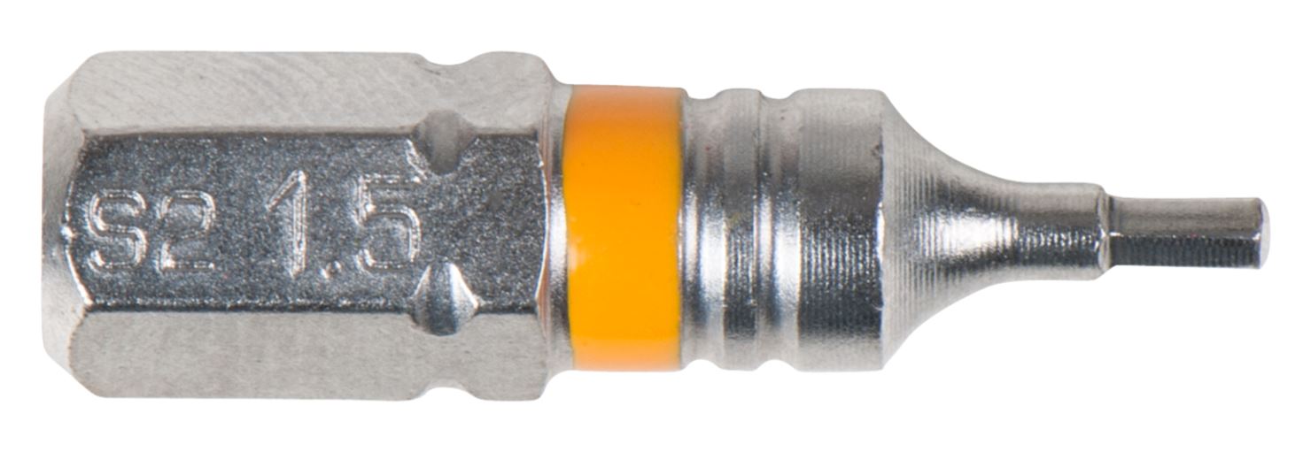 KS Tools 918.3401 1/4 TORSIONpower Bit Innen6kant, 25mm, 1,5mm