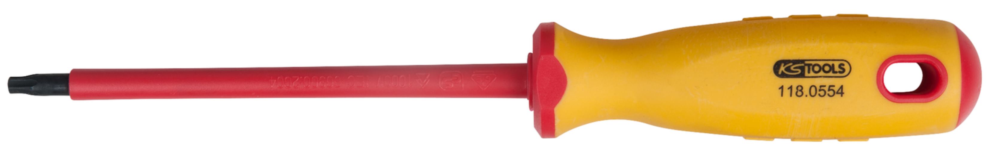 KS Tools 118.0554 ERGOTORQUE VDE Torx-Schraubendreher, T25