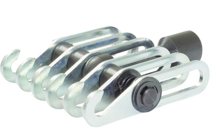 KS Tools 500.8534 Multihakenkopf mit 6 Krallen, Anschluss IG M14x1,5