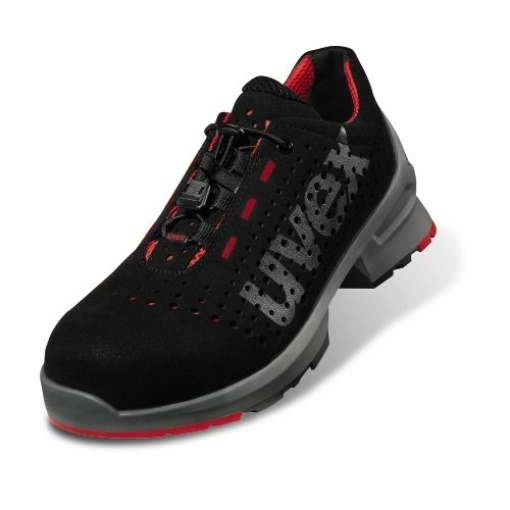 Uvex 8546844 1 Halbschuhe S1 85468 schwarz, rot Weite 11 Größe 44